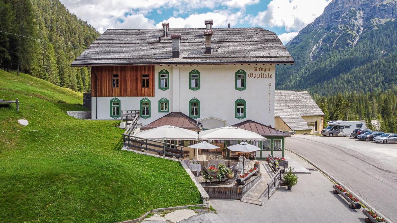 Ristorante Rifugio Ospitale Hotel Cortina d'Ampezzo Ngoại thất bức ảnh